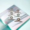 Acetic acid shark clip, decorative grab clip, fashionable acetic acid hair clip Specification image